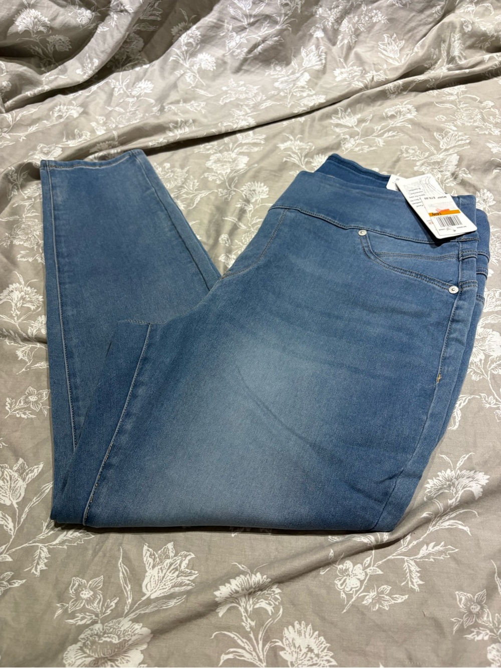 NWT Seven jeans jeggings tummy toner light wash 16W
